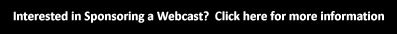 Sponsoring Webcast