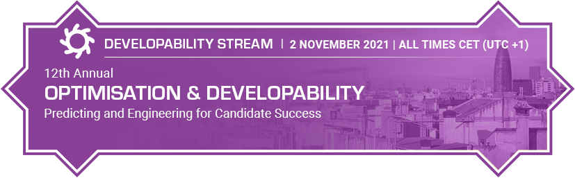 Optimisation and Developability track banner