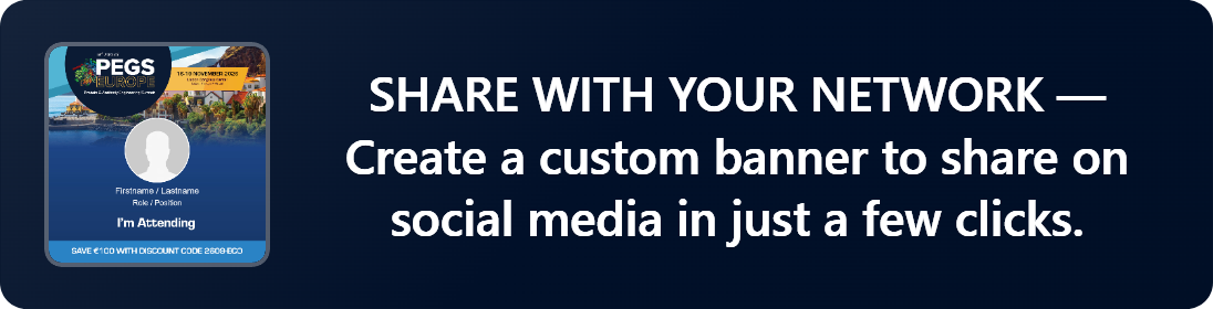 Social Banners for PEGS Summit Europe